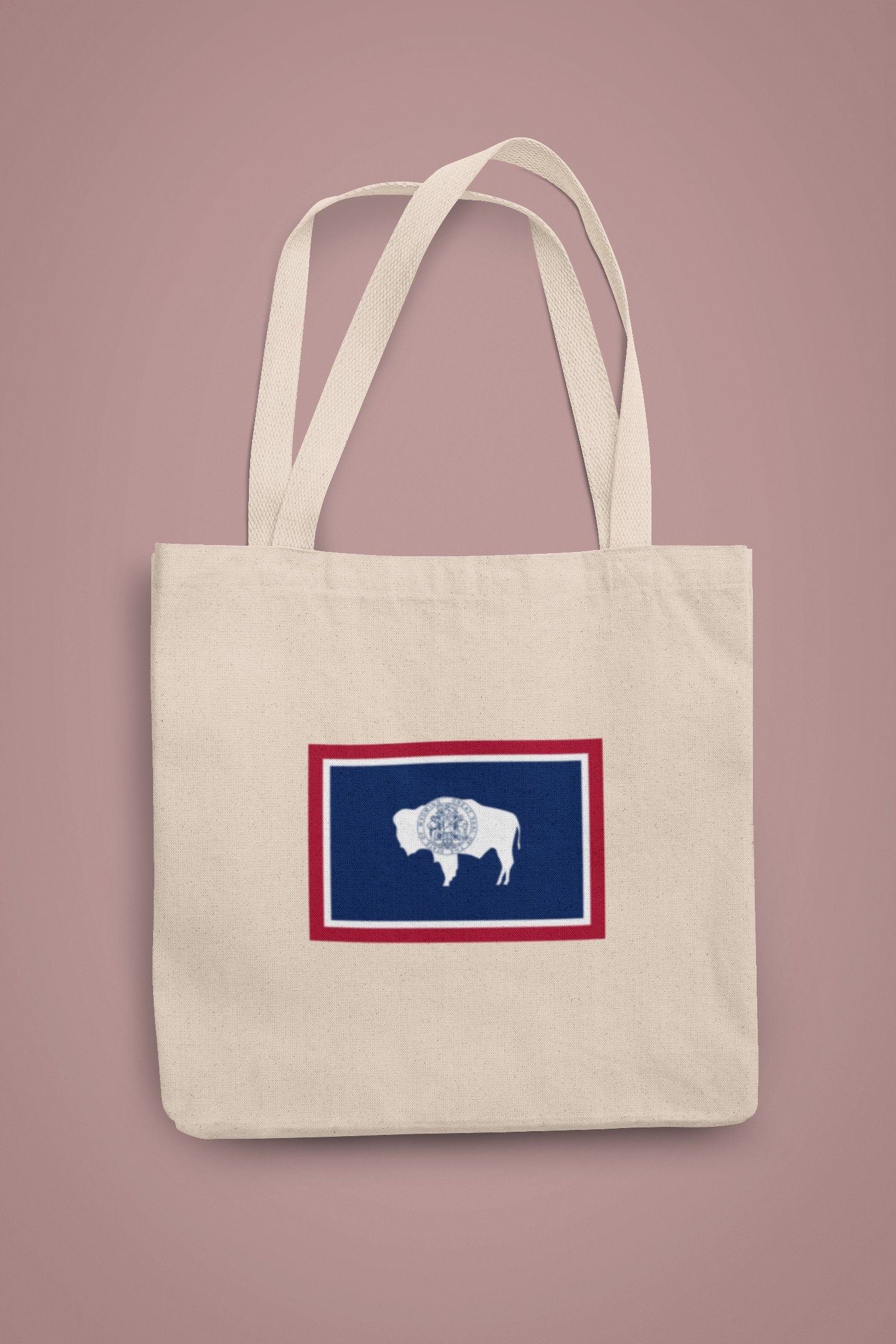 Wyoming State Flag Iron On Vinyl, HTV Heat Transfer