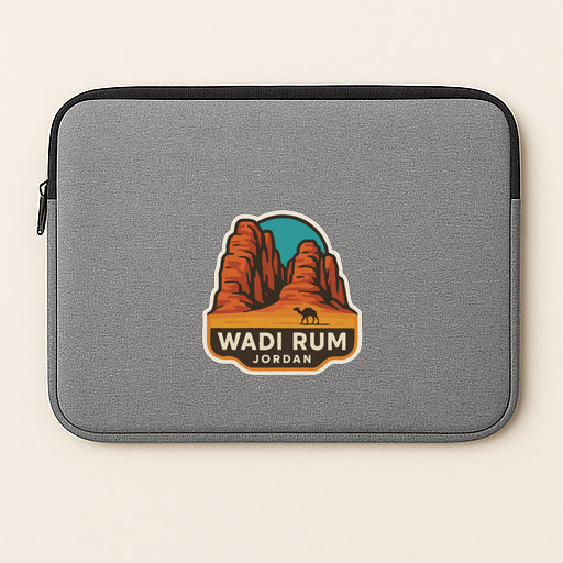 Wadi Rum Jordan Iron On Heat Transfer Vinyl HTV Die-Cut Symbolic Landmark Design