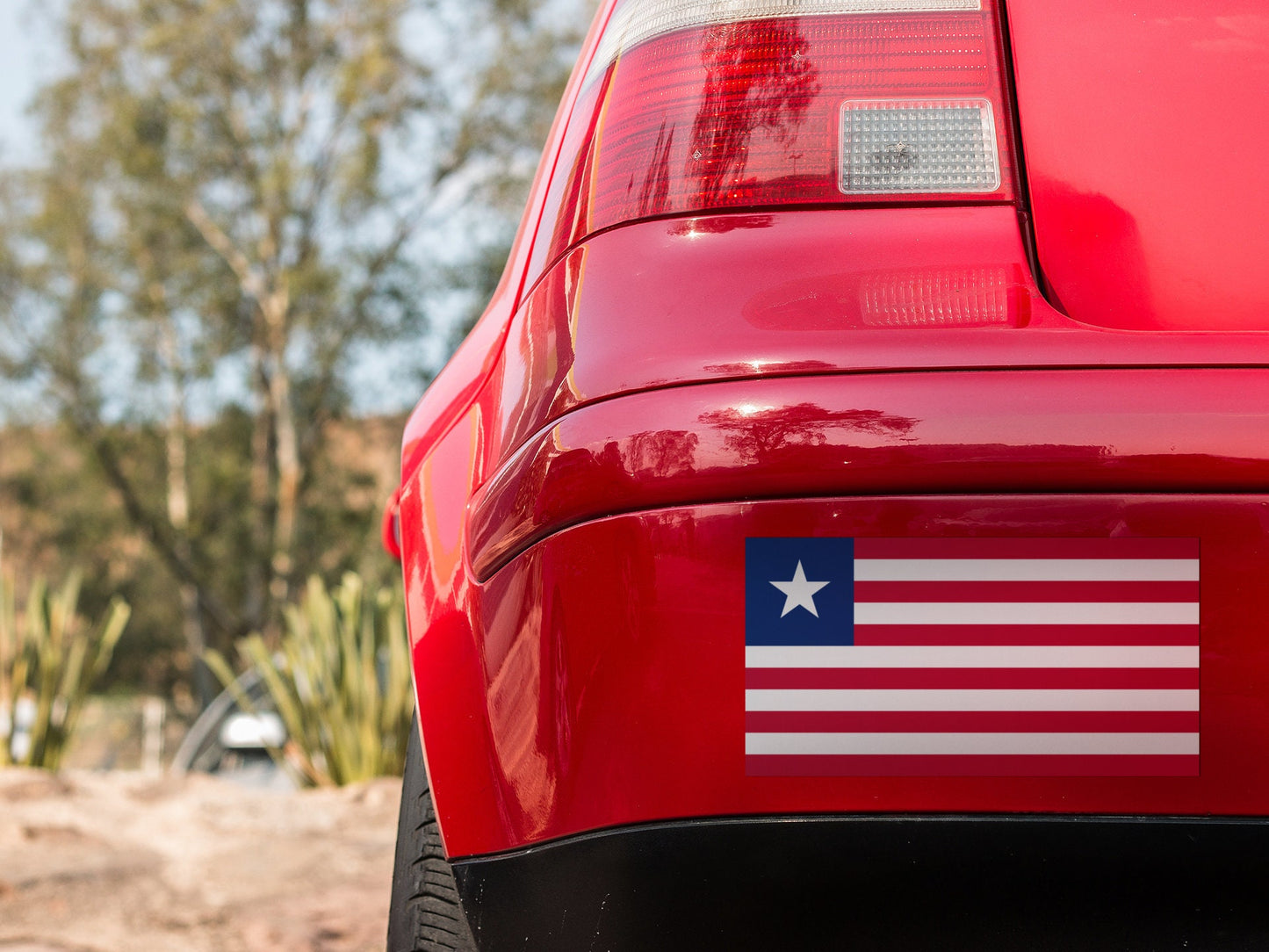 Liberia Flag Sticker Decal / Republic of Liberia / Monrovia / Liberian