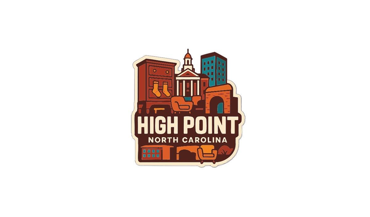 a stylized logo for the city of High Point, North Carolina.