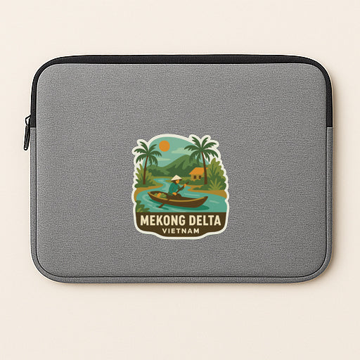 Mekong Delta Vietnam Iron On Heat Transfer Vinyl HTV Die-Cut Symbolic Landmark