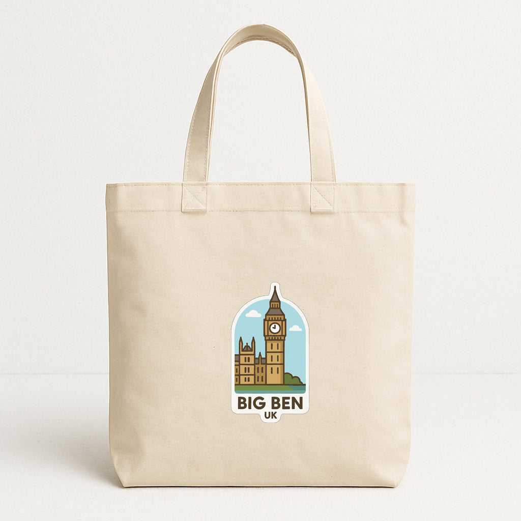 Big Ben & Houses of Parliament UK Iron On Heat Transfer Vinyl HTV Symbolic
