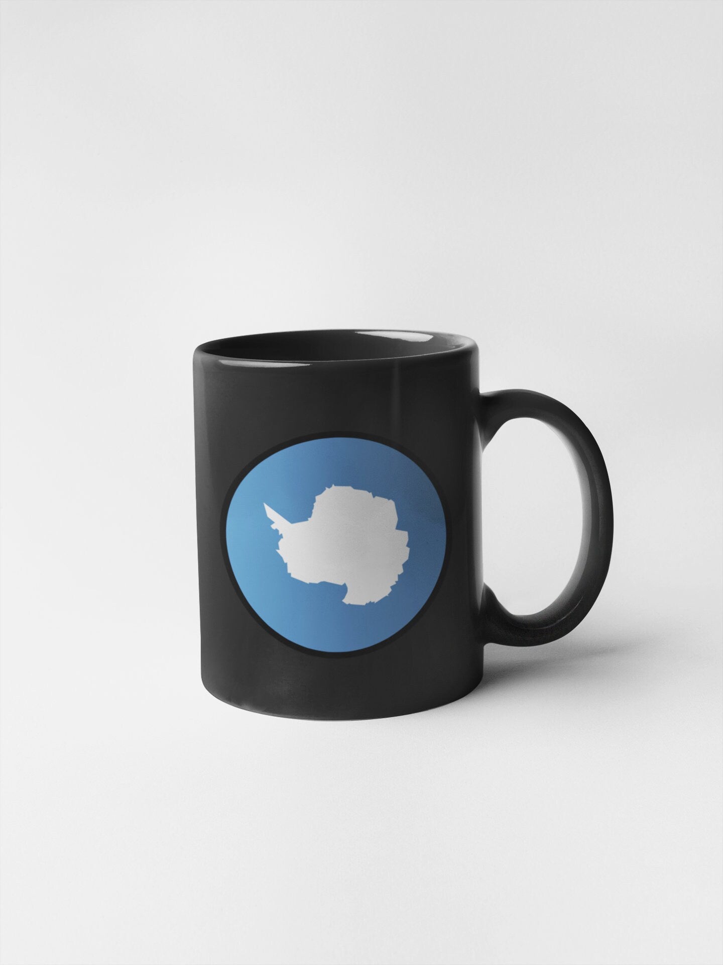 Antarctica Flag Circle Sticker Decal