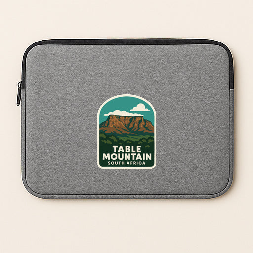 Table Mountain South Africa Iron On Heat Transfer Vinyl HTV Die-Cut Symbolic