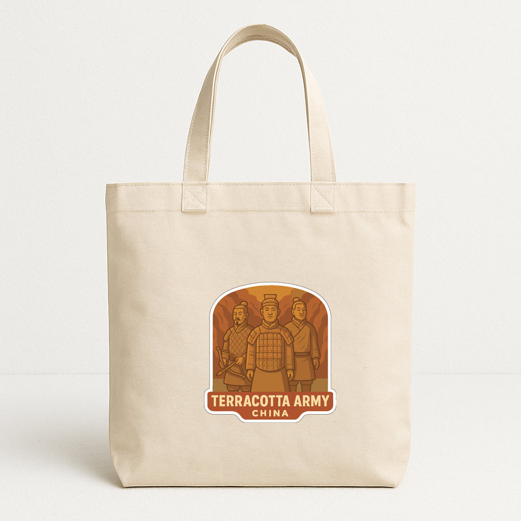 Terracotta Army China Iron On Heat Transfer Vinyl HTV Die-Cut Symbolic Landmark