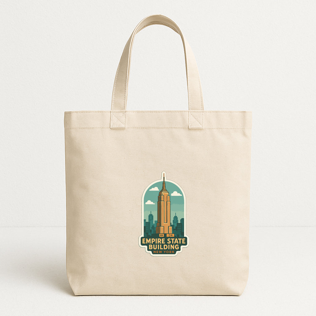 Empire State Building New York Iron On Heat Transfer Vinyl HTV Die-Cut Symbolic