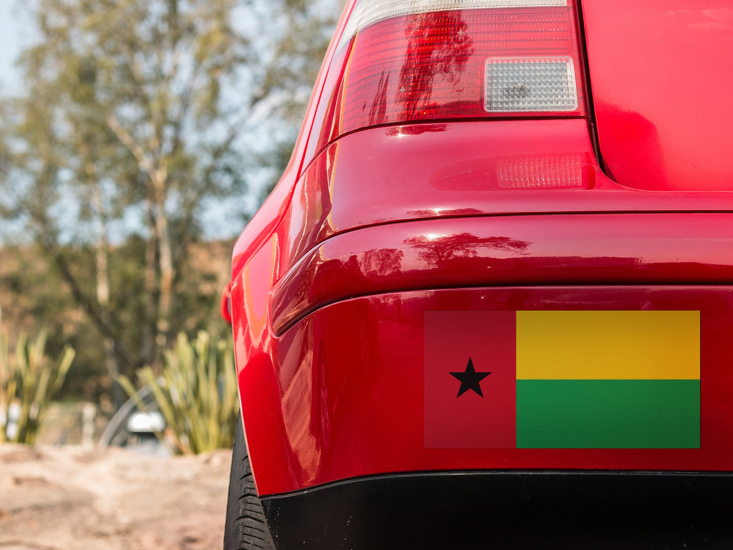 Guinea-Bissau Flag Sticker Decal