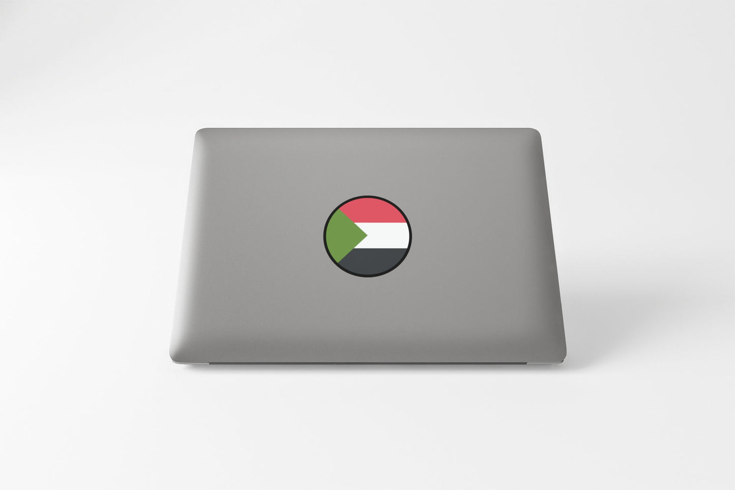 Sudan Flag Circle Sticker Decal