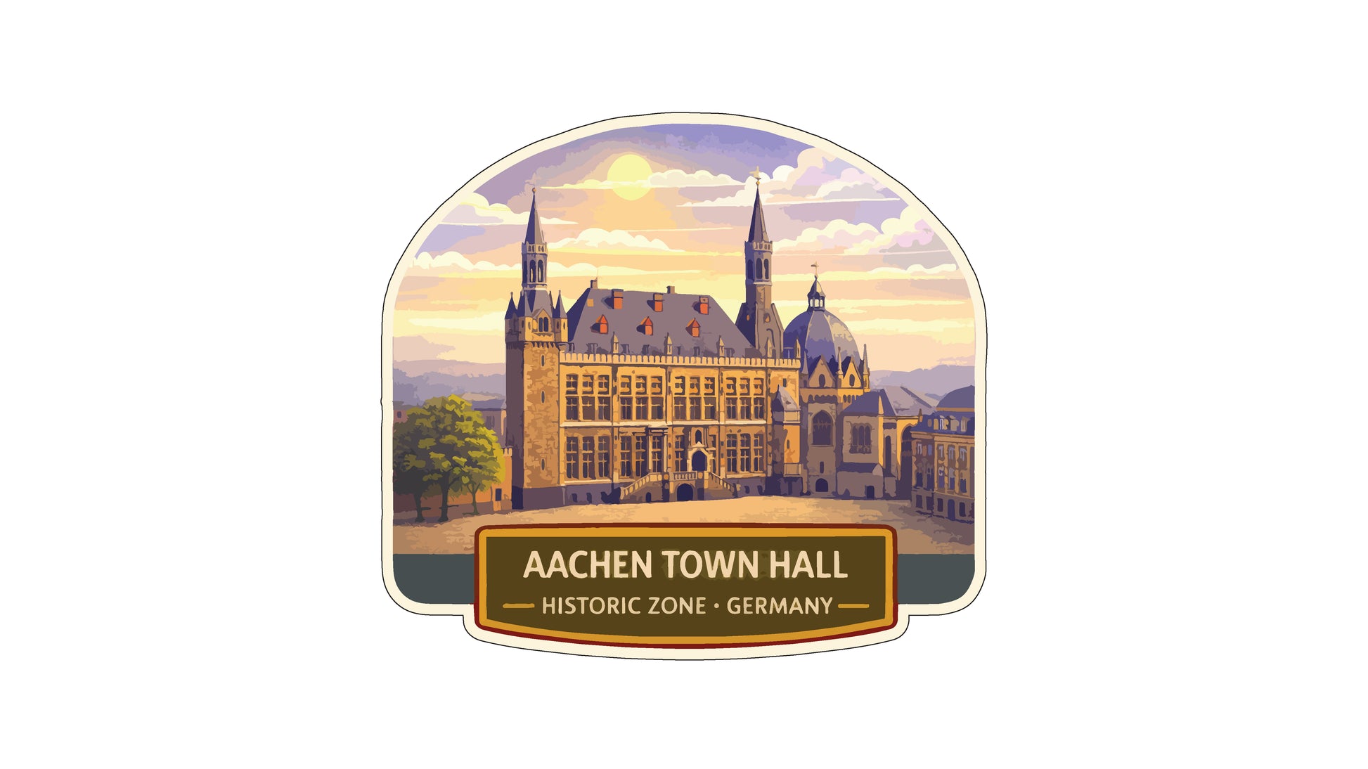 a large, ornate building with two towers, likely a historic landmark in Germany.