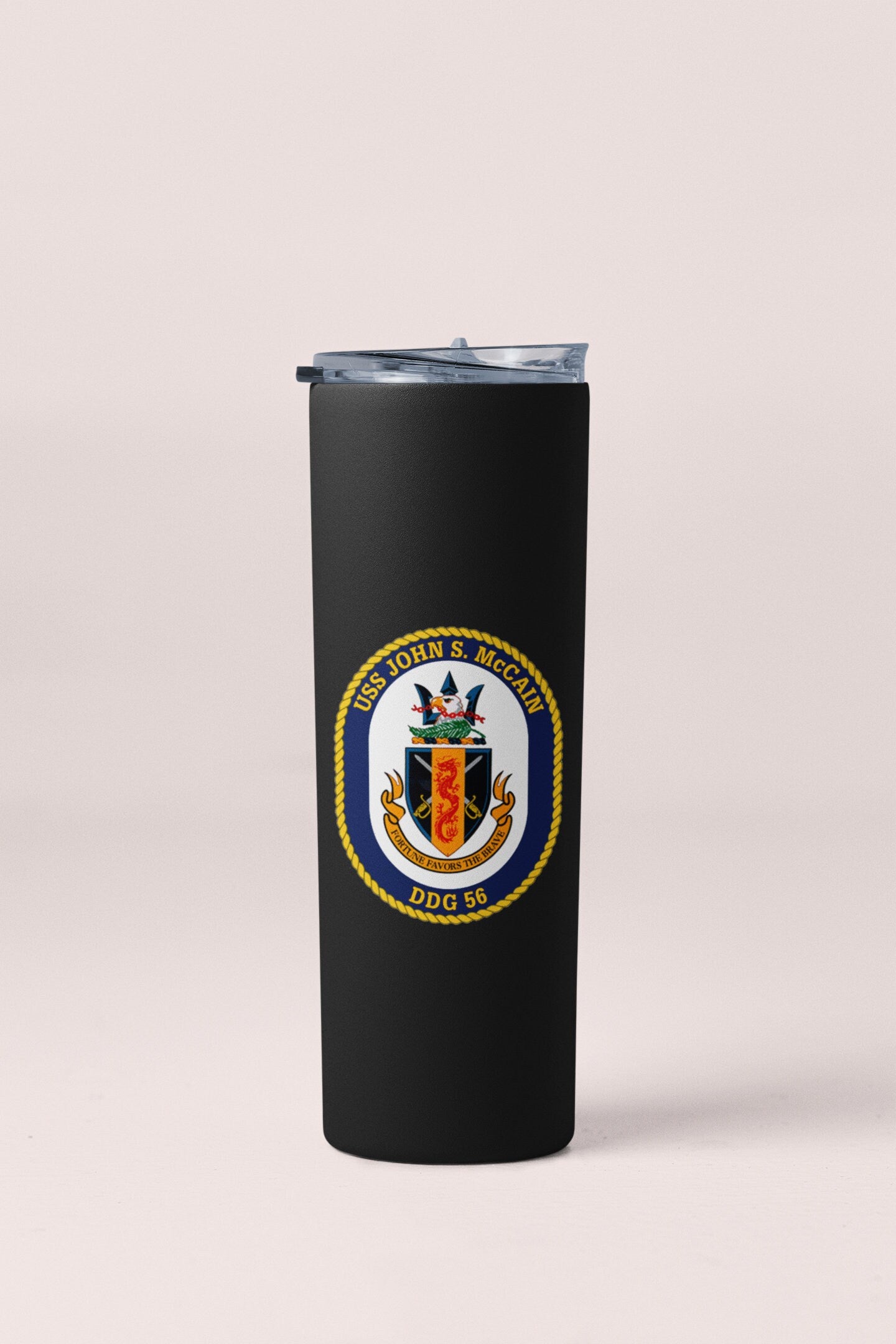 USS John S. McCain DDG-56 Badge Sticker Decal Arleigh Burke Class Destroyer Car Sticker Bumper Sticker for Car Emblem