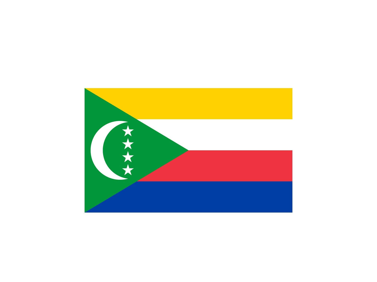 Comoros Flag Sticker Decal