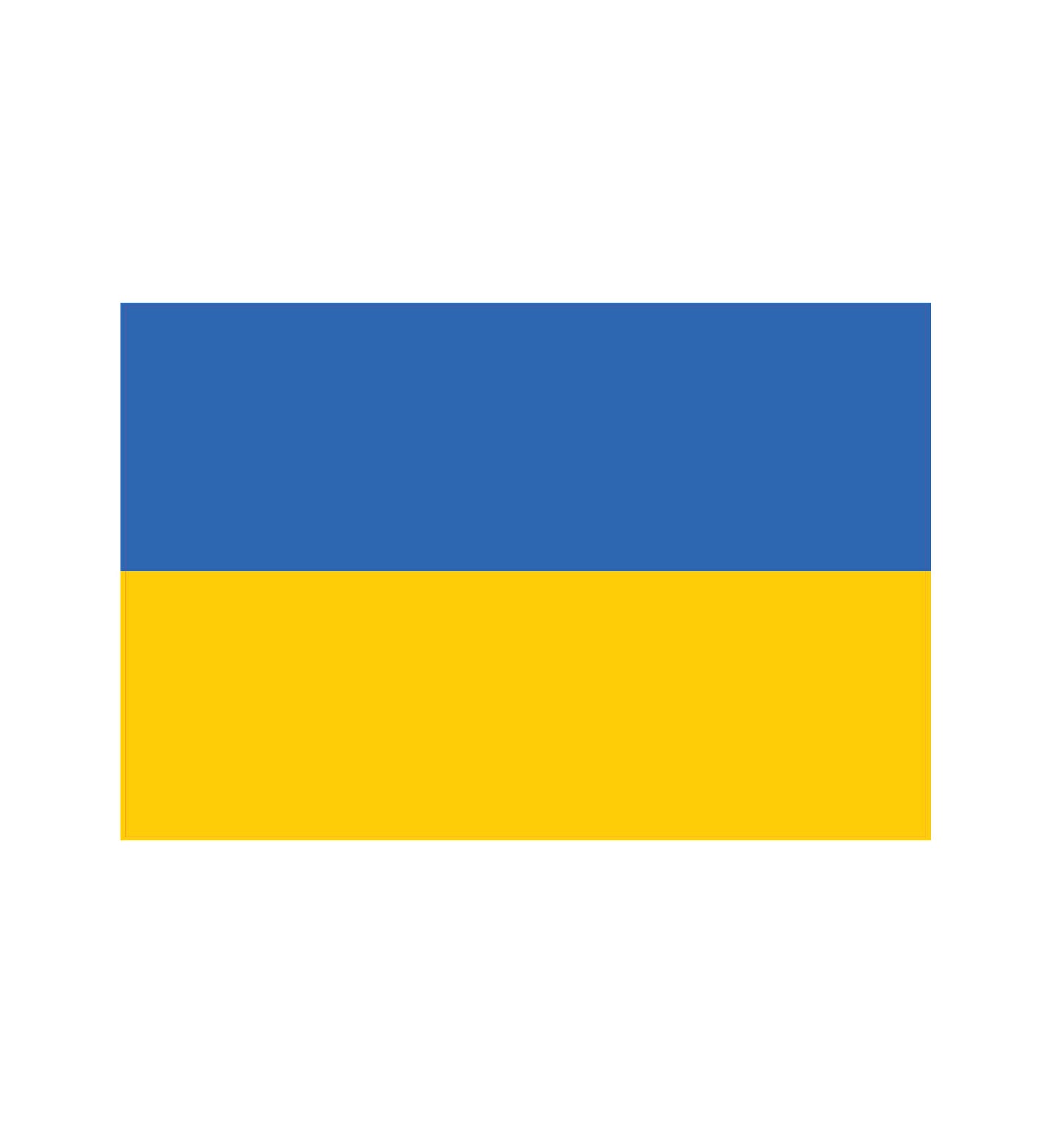 Ukraine Flag Slava Ukraini Sticker Decal / Russia Invasion / Anti War Say No to War / Pray for Ukraine and Ukrainians World Peace Zelensky