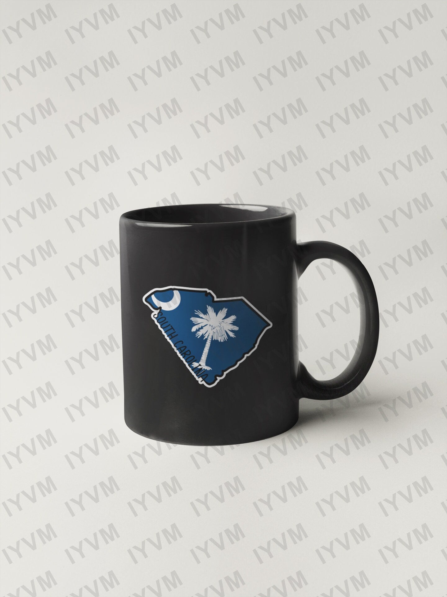 State of South Carolina Map Flag Sticker Decal  USA South Carolina State  Columbia  The Palmetto State  Iodine Products State