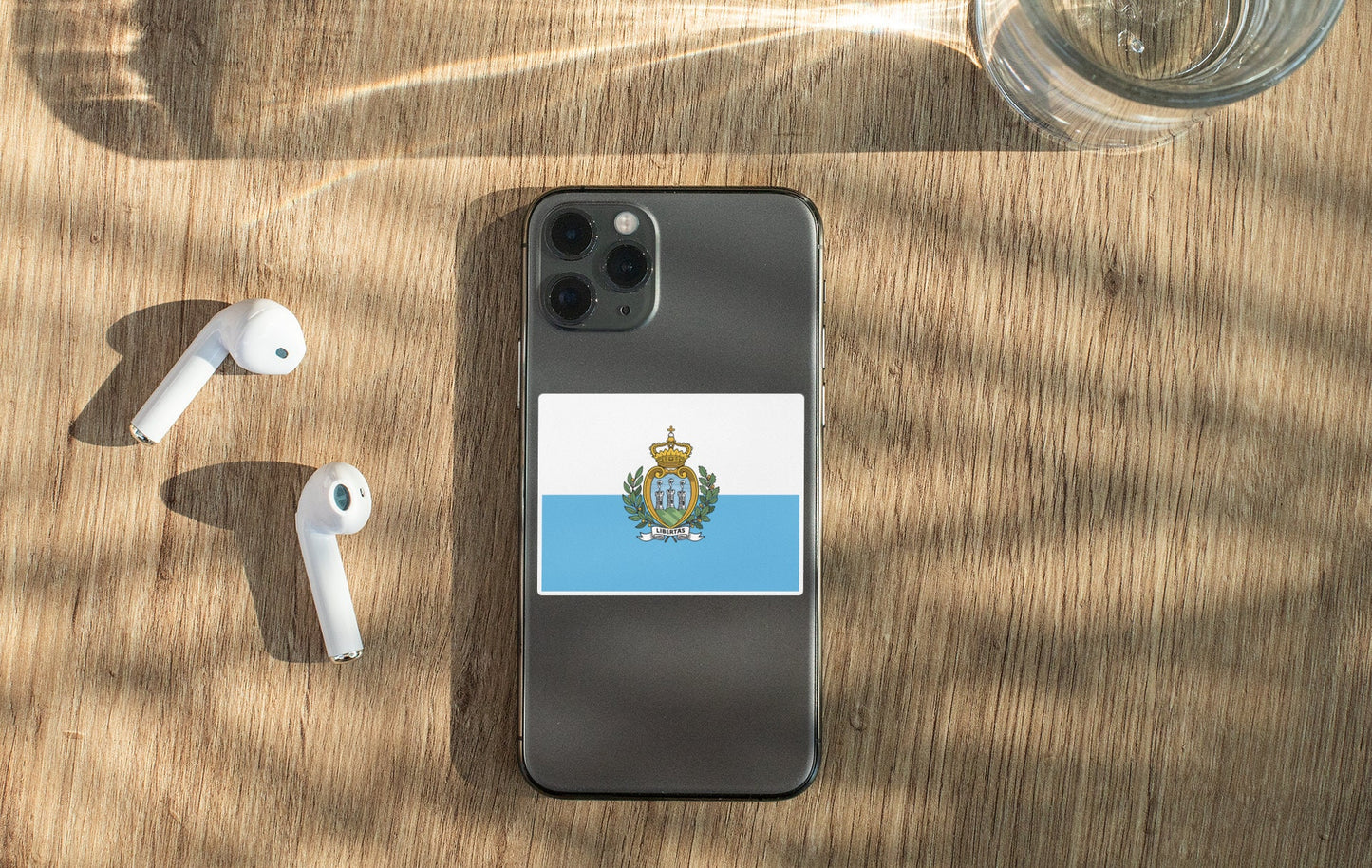 San Marino Flag Sticker Decal