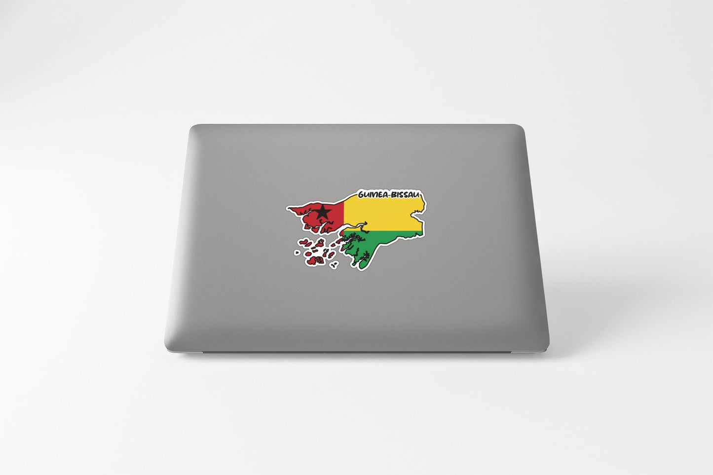 Guinea Bissau Map Flag Sticker Decal