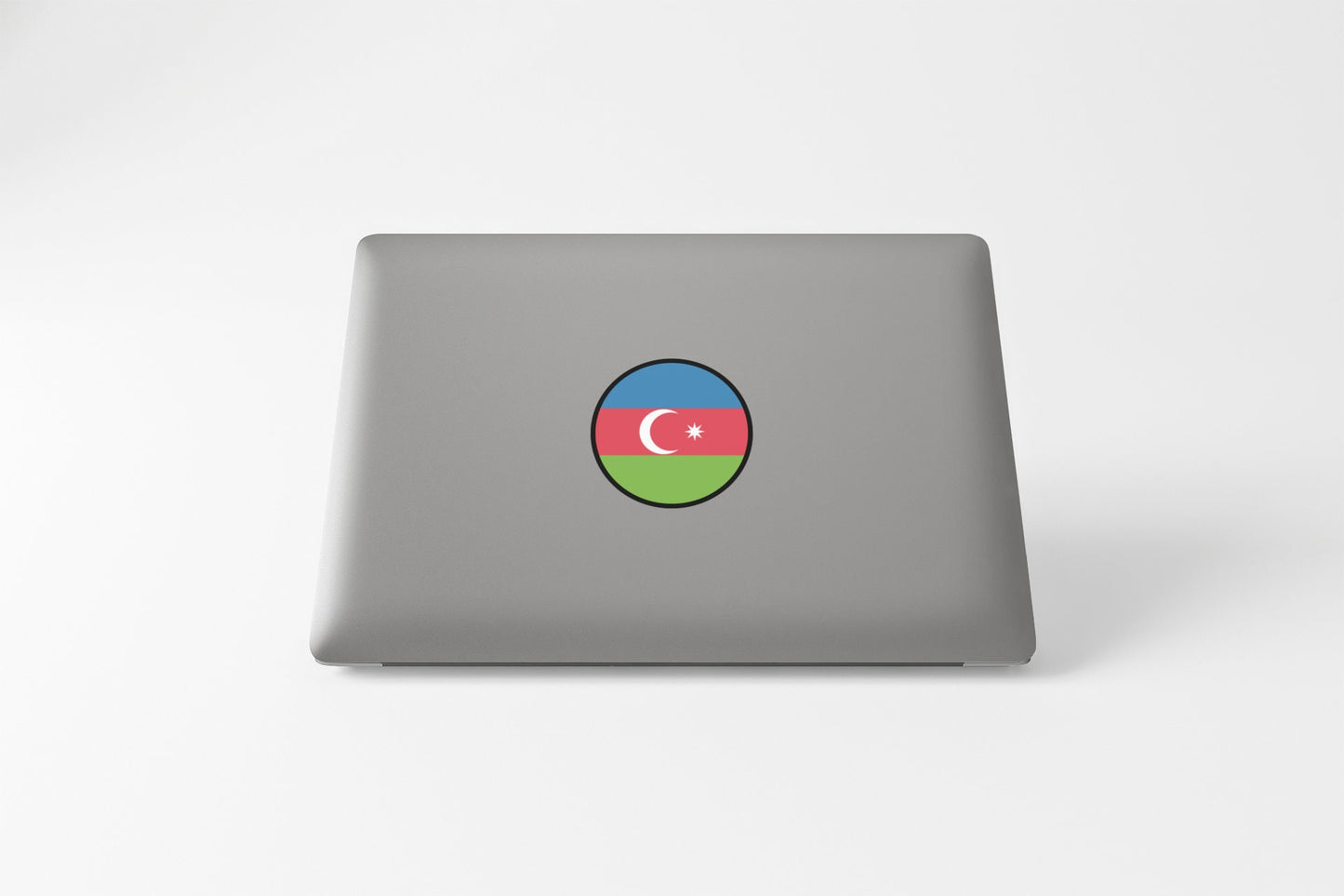 Azerbaijan Flag Circle Sticker Decal