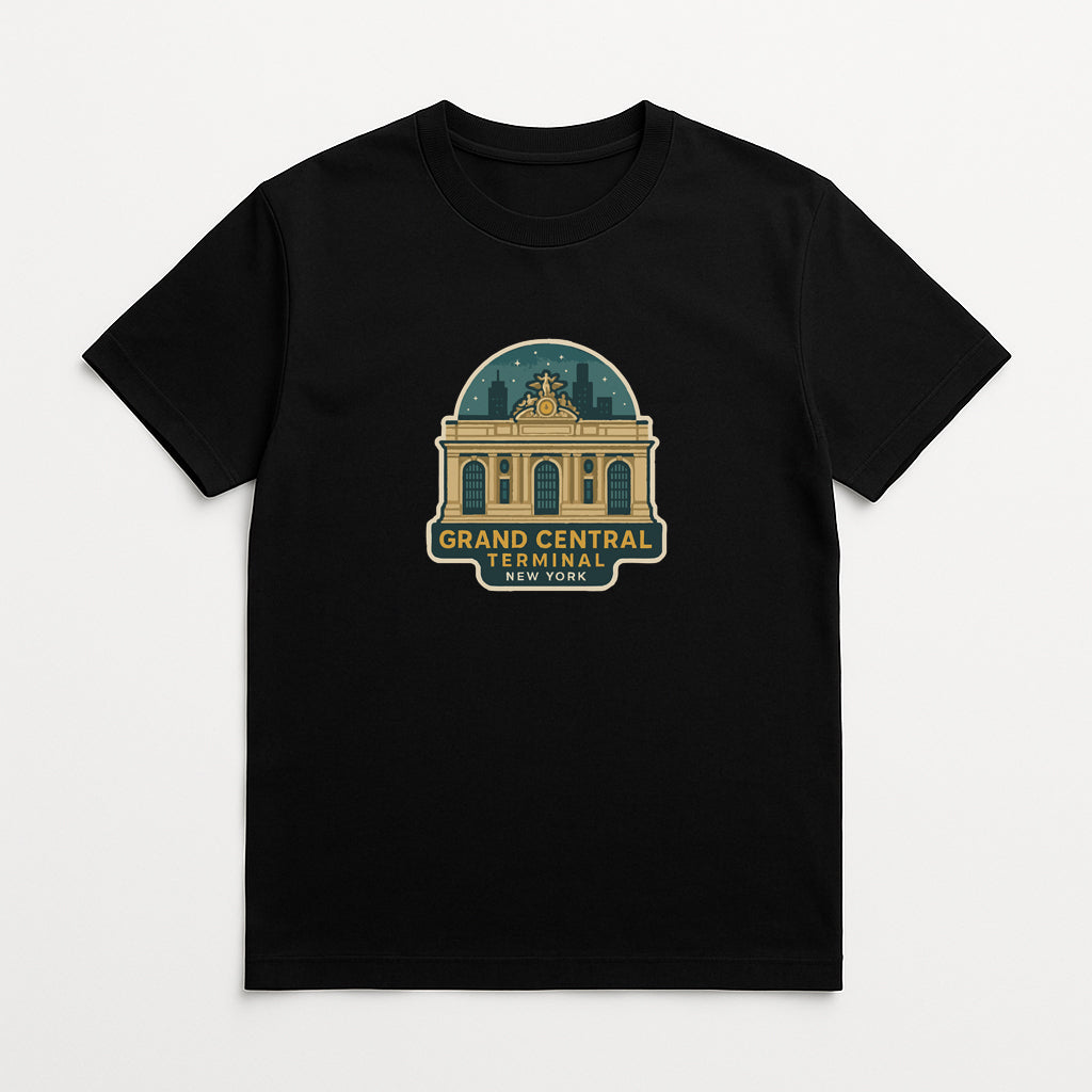 Grand Central Terminal New York Iron On Heat Transfer Vinyl HTV Die-Cut Symbolic