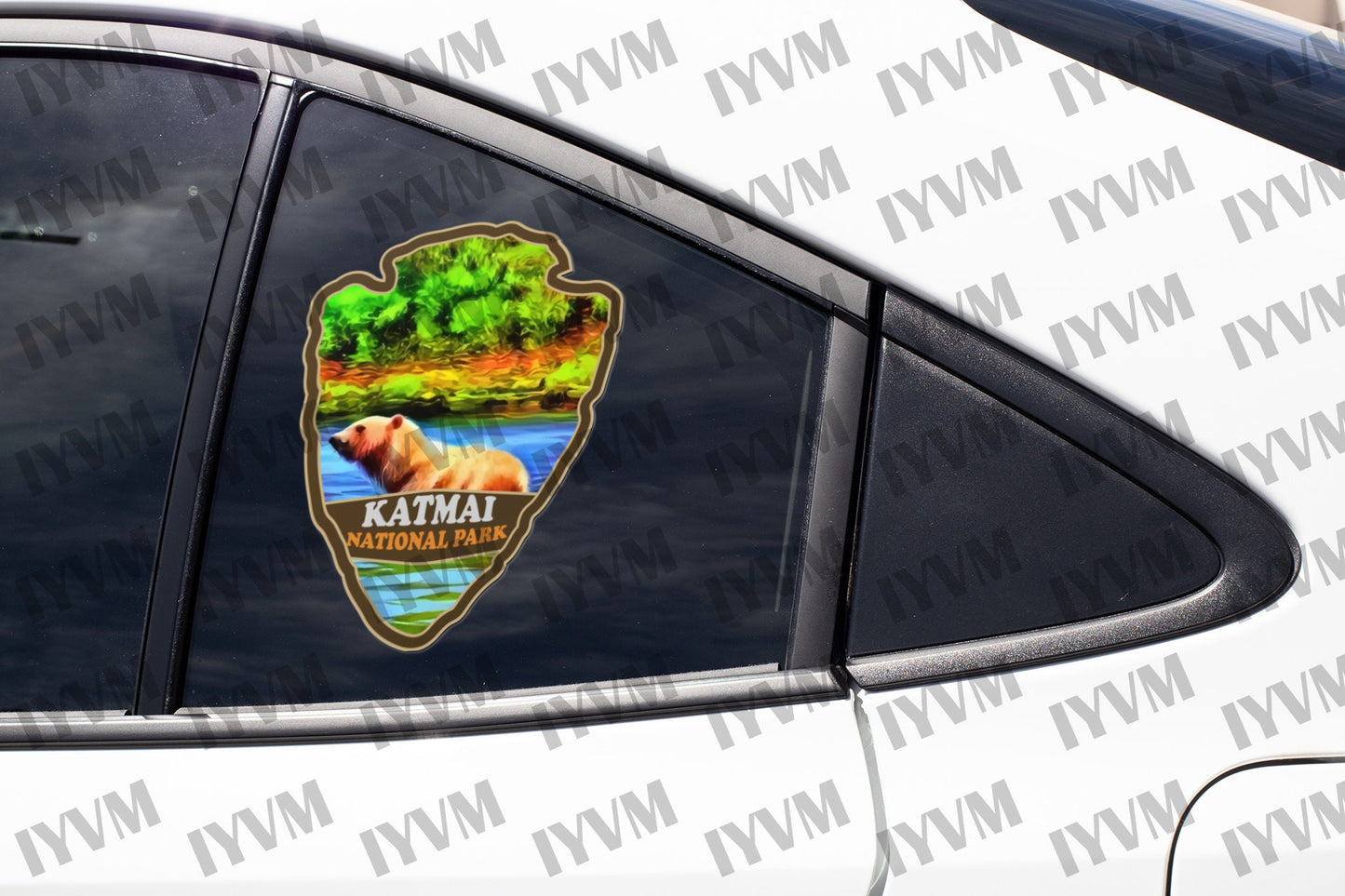 Katmai National Park Sticker Decal - US National Parks Series