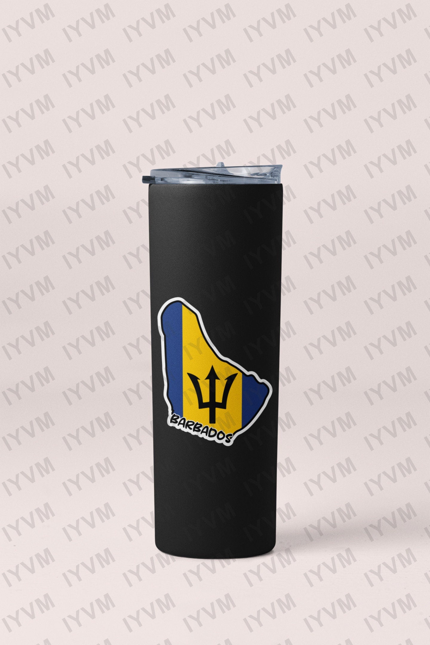 Barbados Map Flag Sticker Decal / Bridgetown  / Pride and Industry / Barbadian Bajan