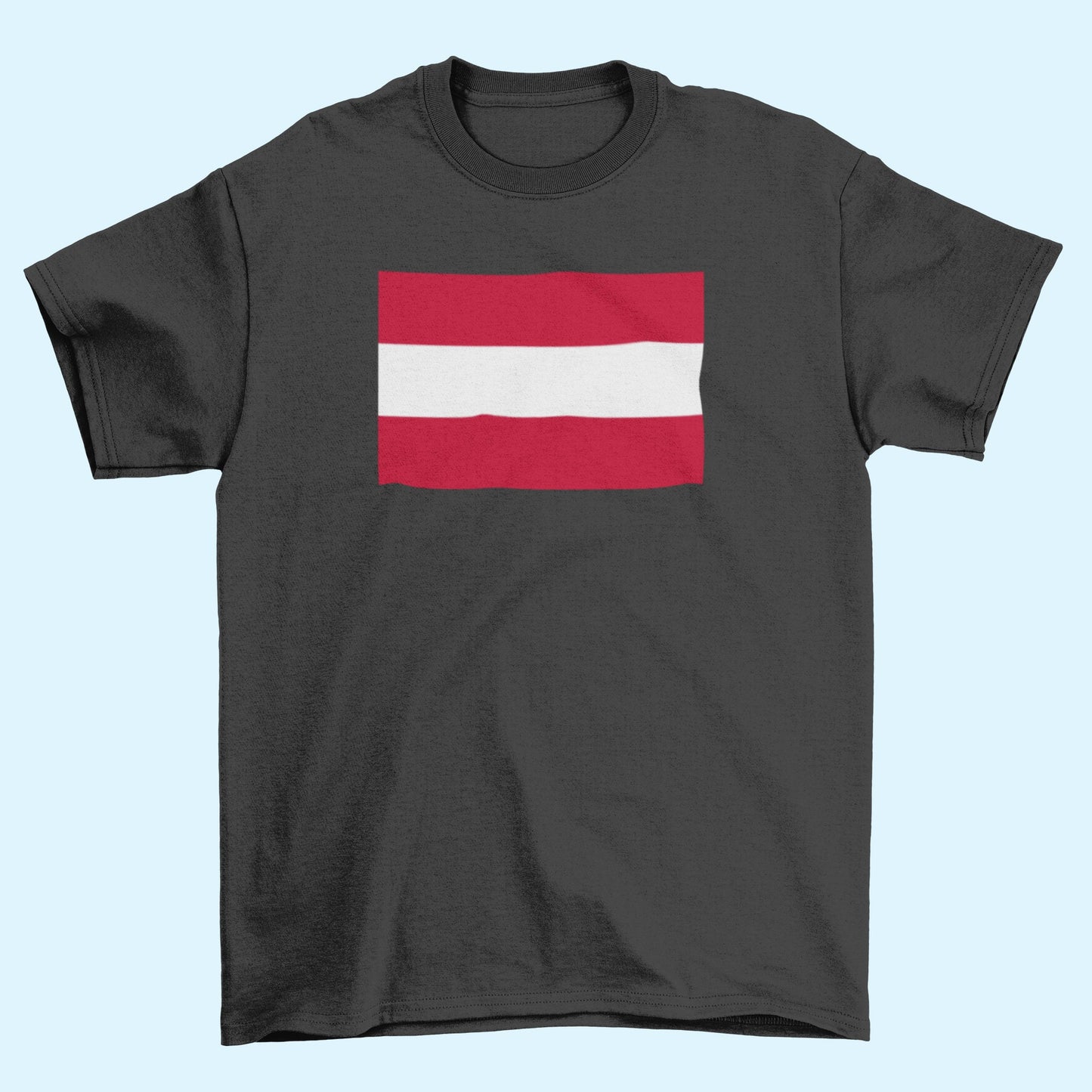 Austria Flag Iron On Heat Transfer Vinyl HTV / Vienna / Republic of Austria