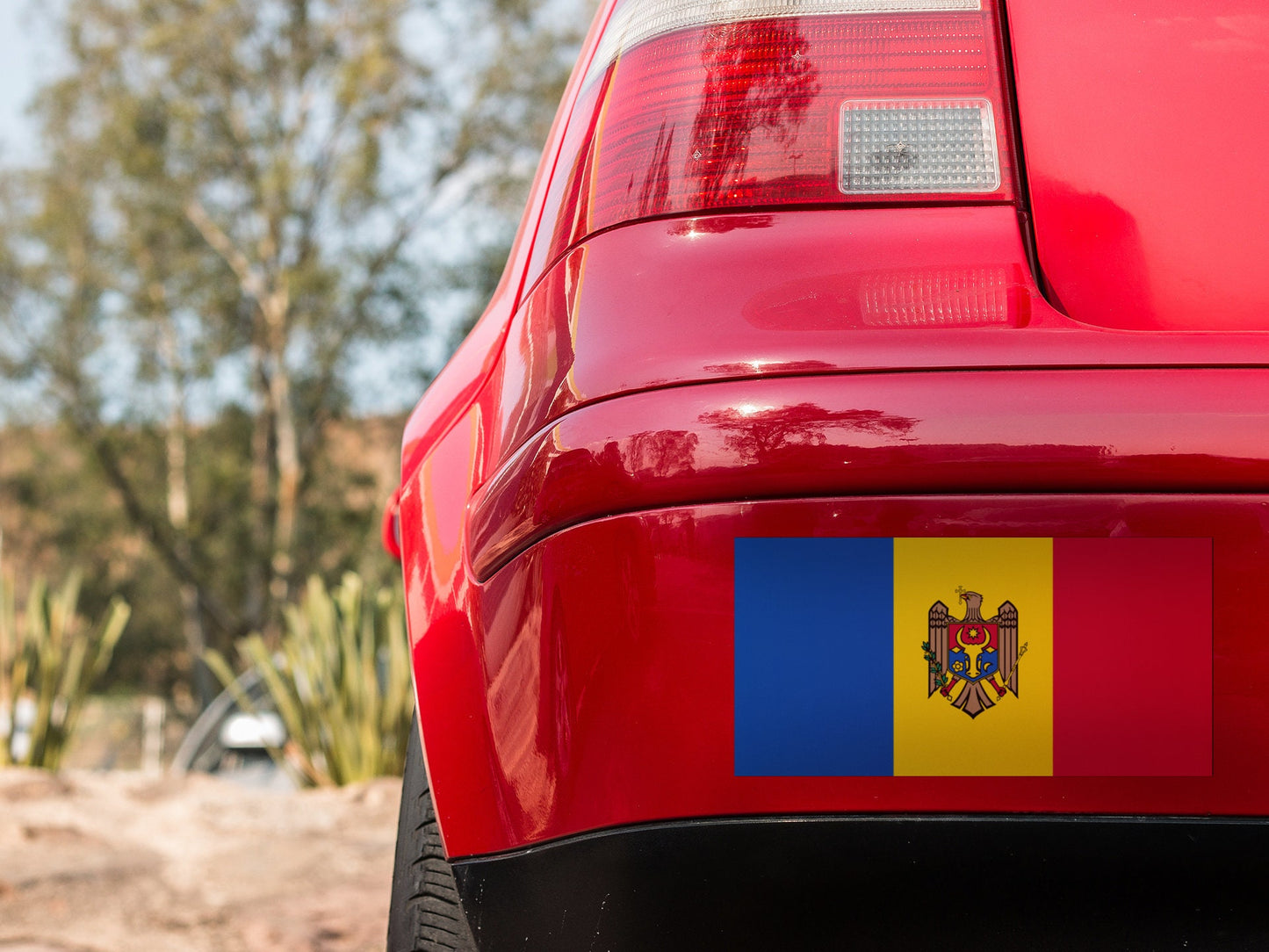 Moldova Flag Sticker Decal / Republic of Moldova / Republica Moldova / Chișinău / Moldovan