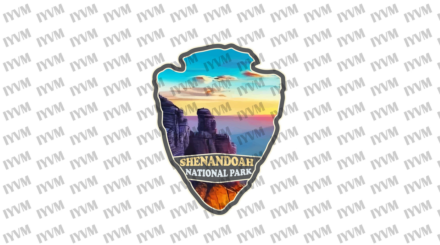 Shenandoah National Park Sticker Decal - US National Parks Series