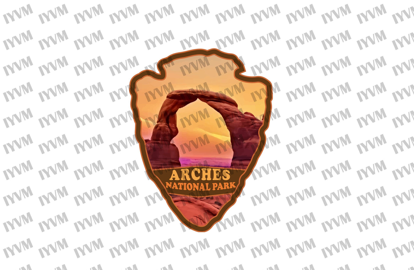 Arches National Park Sticker Decal - US National Parks Series