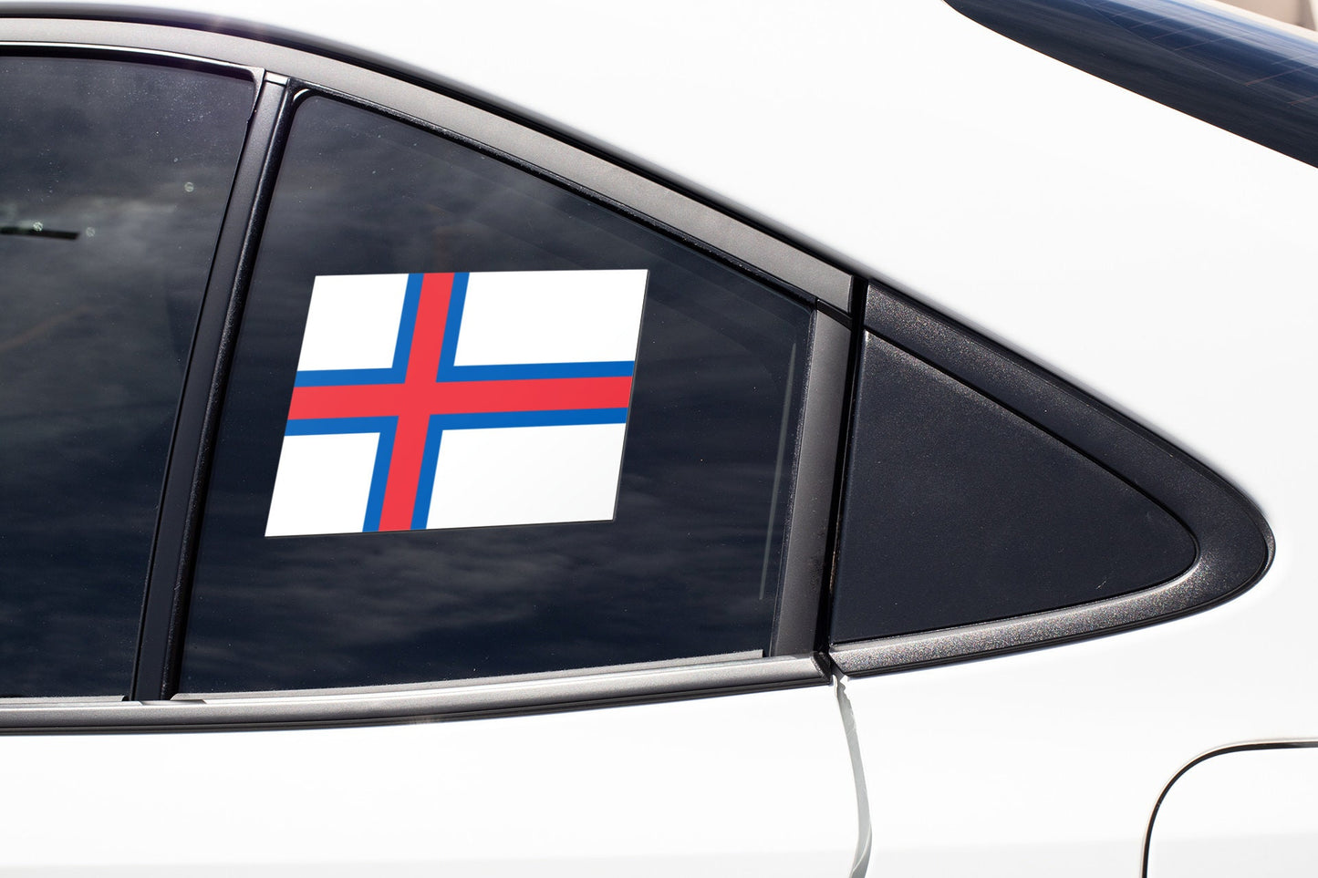 Faroe Islands Flag Sticker Decal