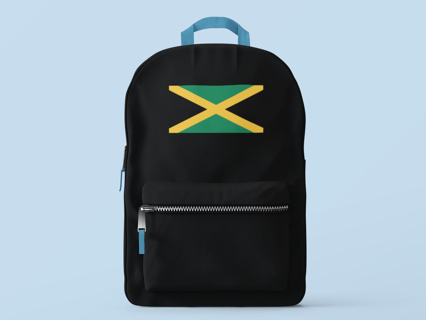 Jamaica Flag Iron On Heat Transfer Vinyl HTV / Jumieka / Kingston / Jamaican / Out of Many, One People
