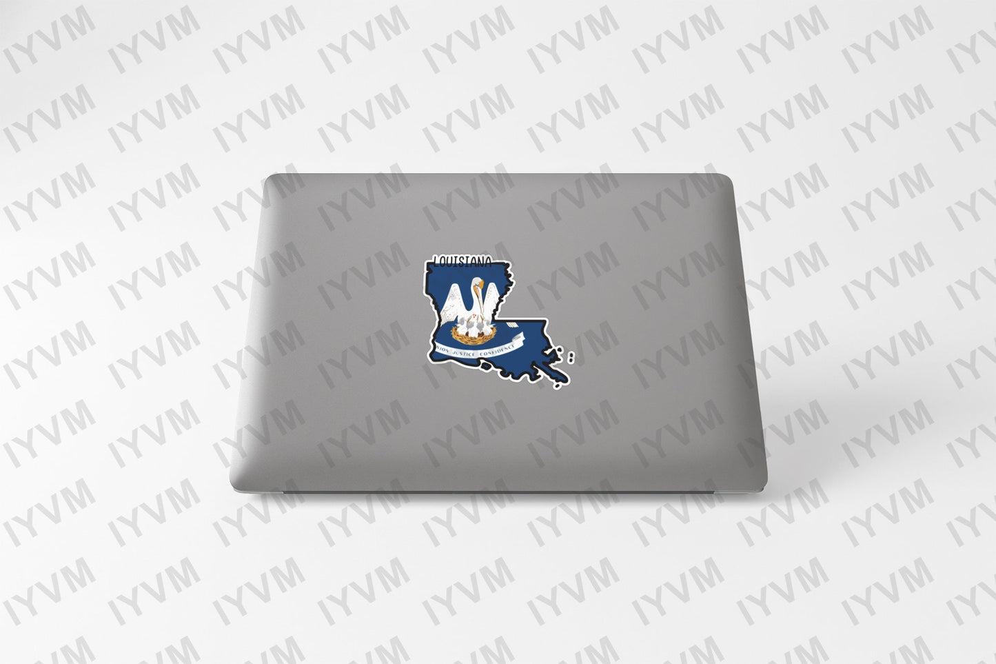 State of Louisiana Map Flag Sticker Decal  USA Louisiana State  Baton Rouge  The Pelican State