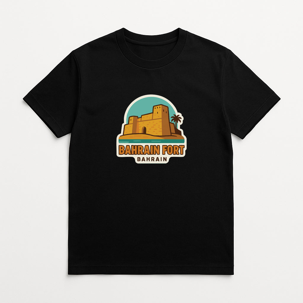 Bahrain Fort Bahrain Iron On Heat Transfer Vinyl HTV Die-Cut Symbolic Landmark