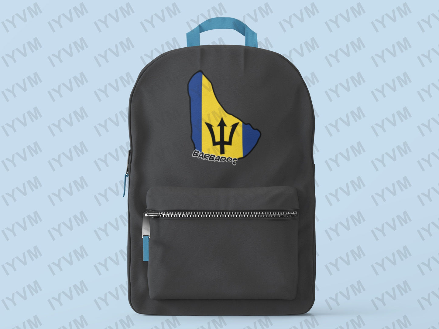 Barbados Map Iron On Heat Transfer Vinyl HTV / Bridgetown  / Pride and Industry / Barbadian Bajan