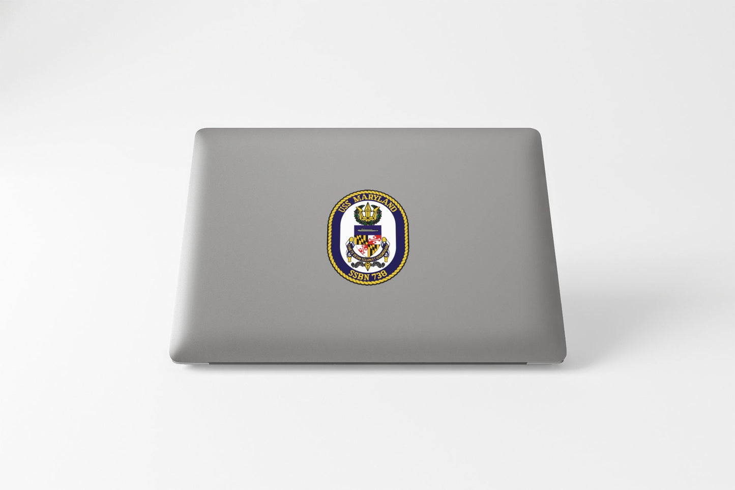 USS Maryland SSBN-738 Badge Sticker Decal Ohio Class Ballistic Missile Submarine Car Sticker Bumper Sticker for Car Emblem