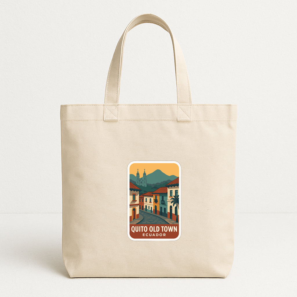 Quito Old Town Ecuador Iron On Heat Transfer Vinyl HTV Die-Cut Symbolic Landmark