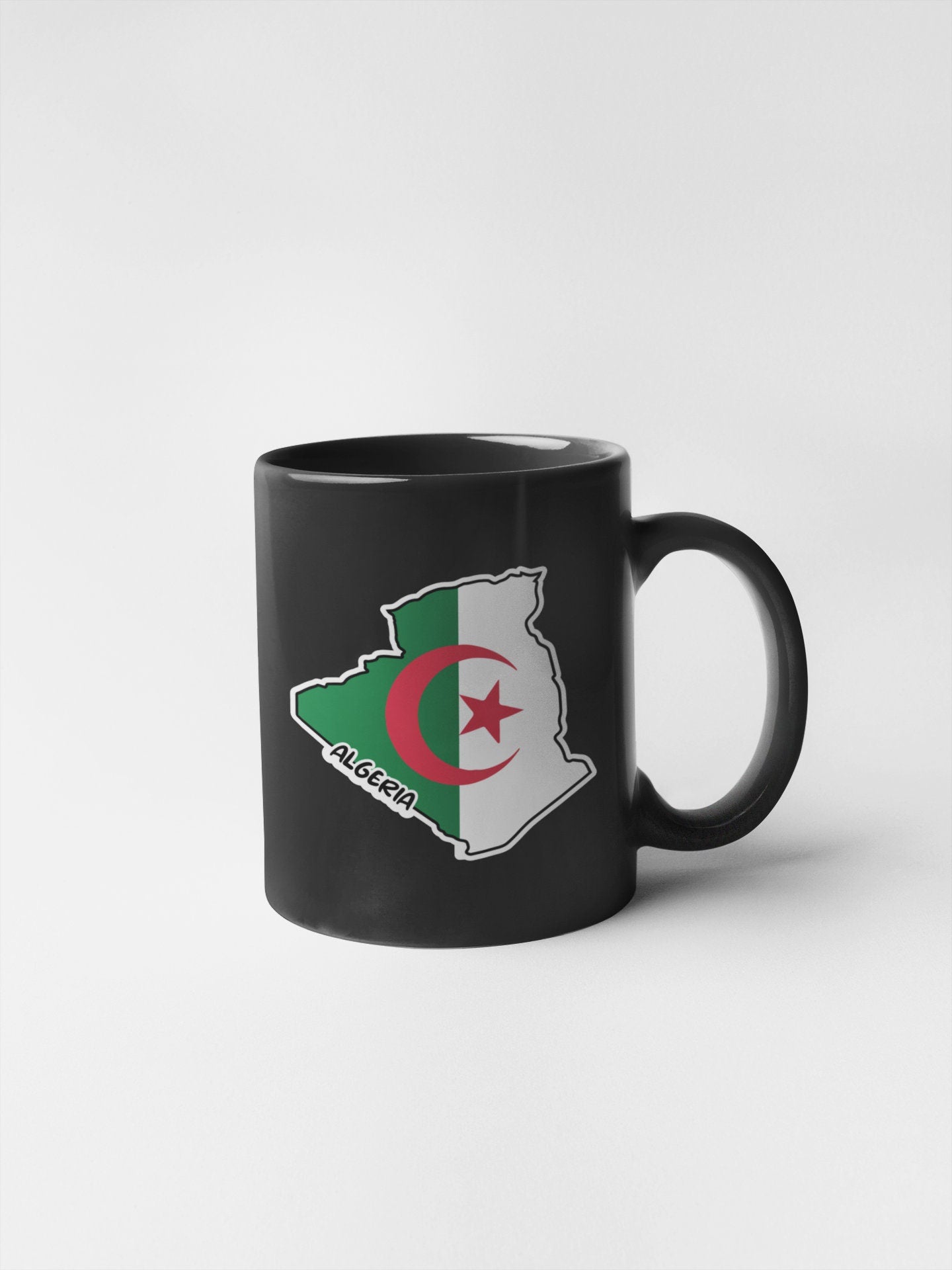 Algeria Map Flag Sticker Decal