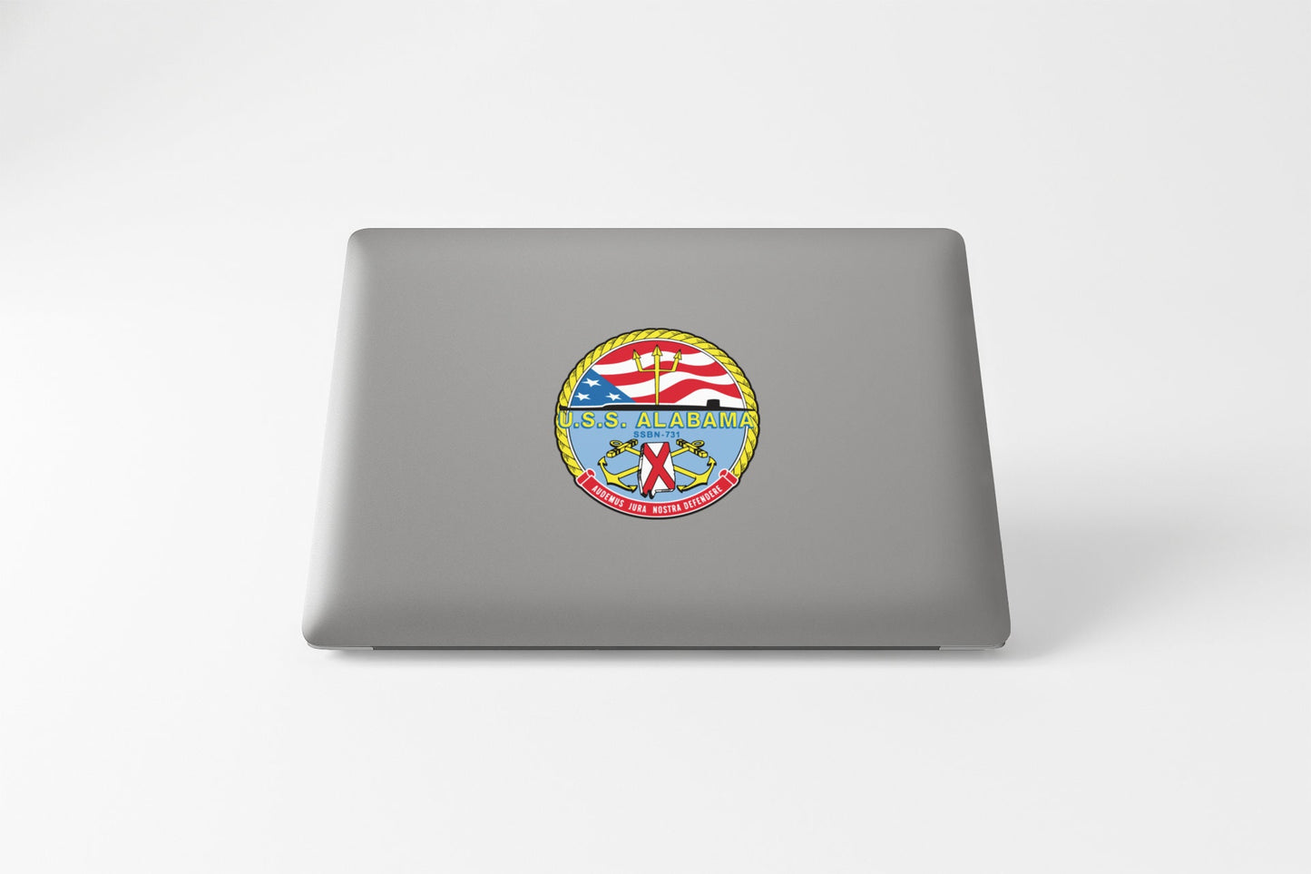 USS Alabama SSBN-731 Badge Sticker Decal Ohio Class Ballistic Missile Submarine Car Sticker Bumper Sticker for Car Emblem