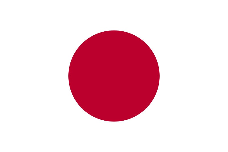 Japan Flag Iron On Heat Transfer Vinyl HTV / 日本国 / Japanese / Tokyo / Nippon
