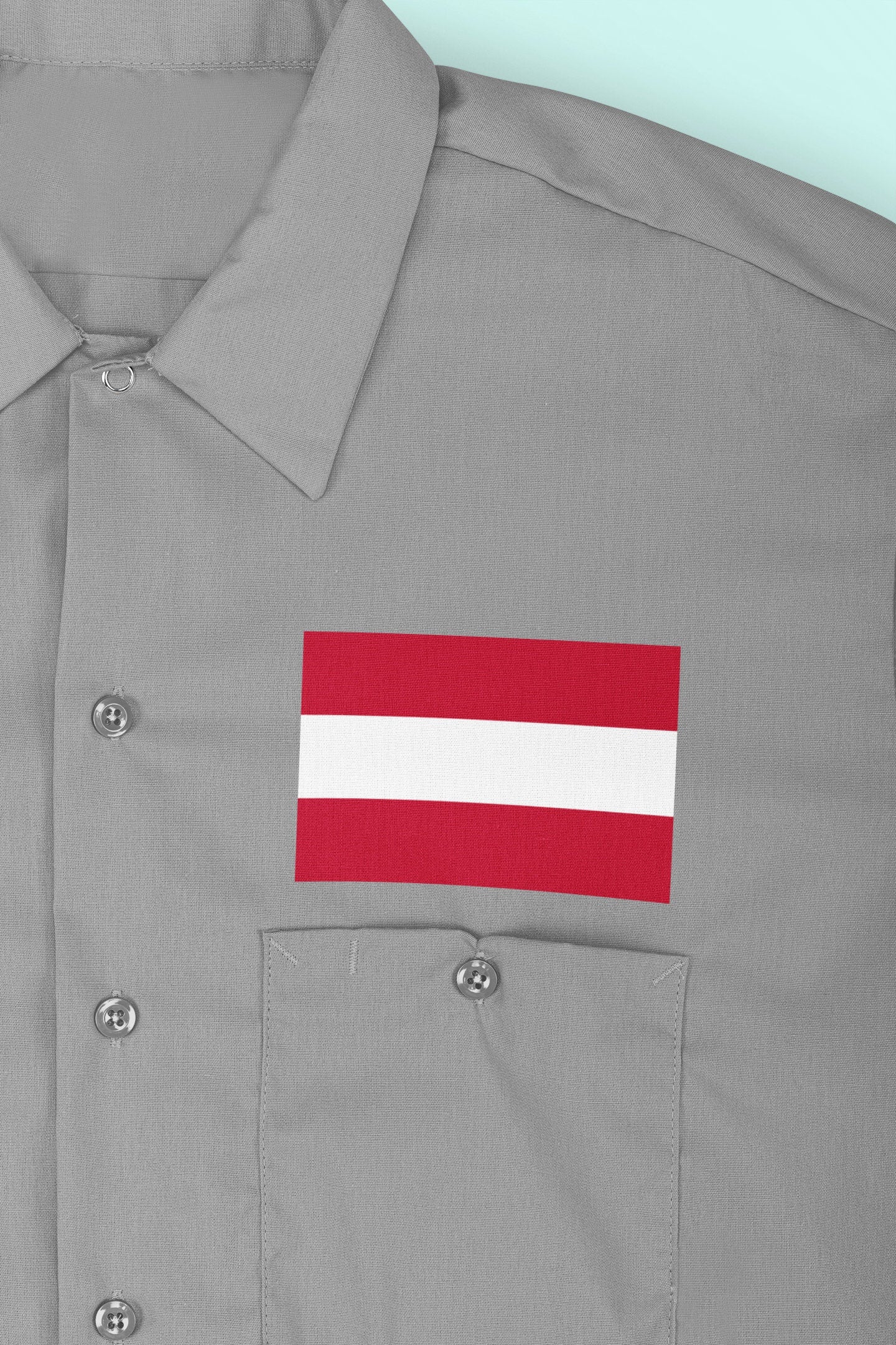Austria Flag Iron On Heat Transfer Vinyl HTV / Vienna / Republic of Austria