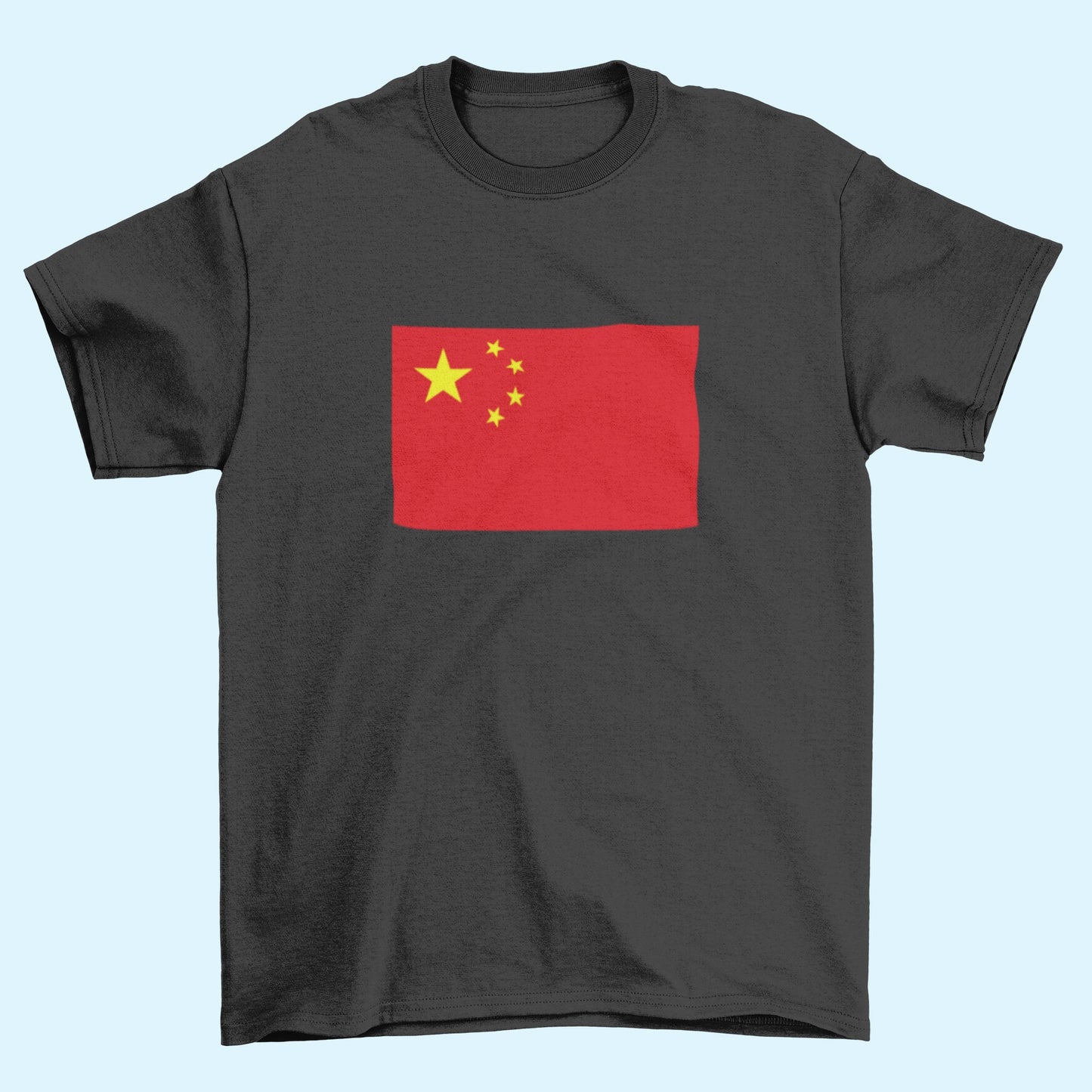 China Flag Iron On Heat Transfer Vinyl HTV / People's Republic of China / PRC / Beijing / Chinese /