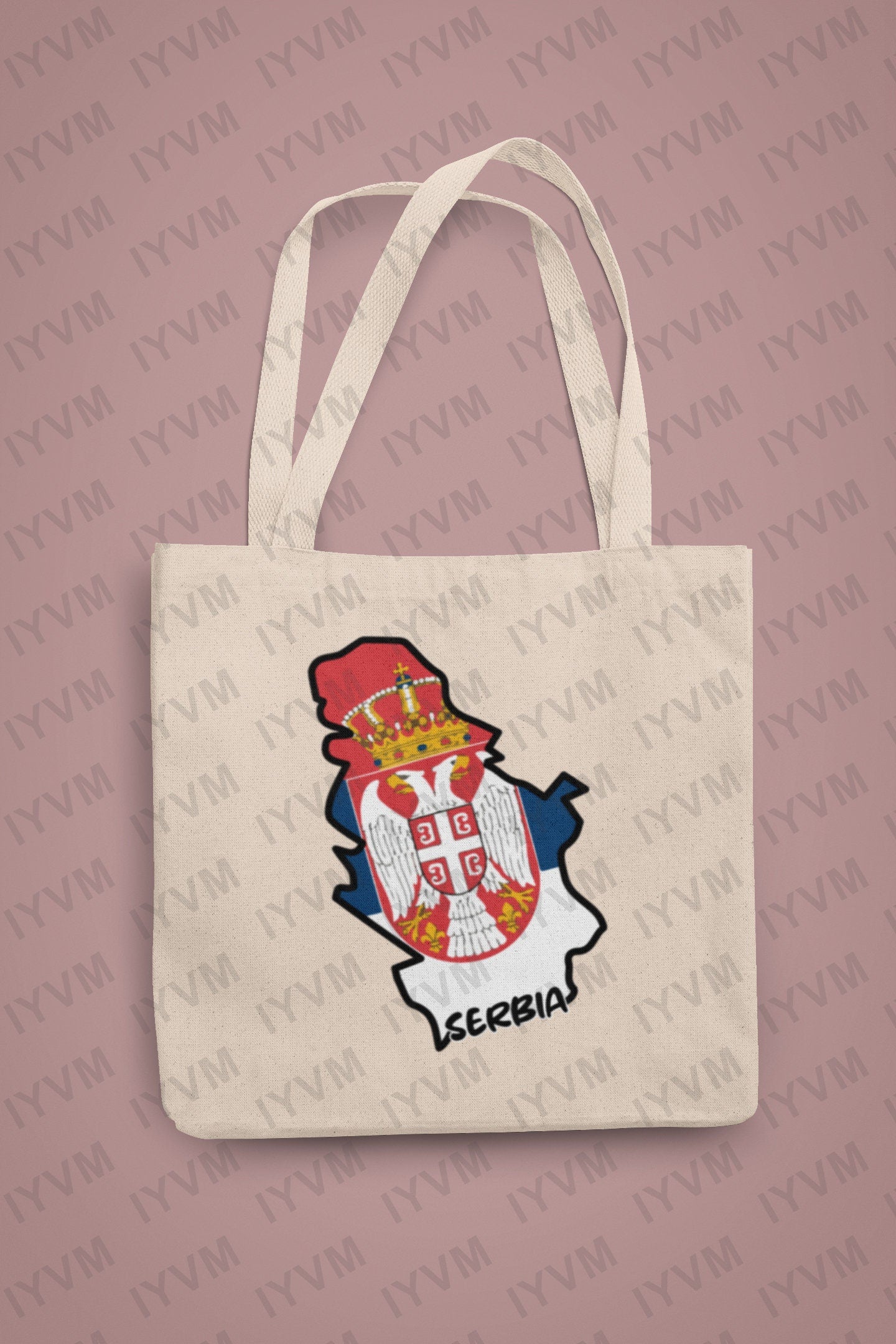 Serbia Map Iron On Heat Transfer Vinyl HTV / Republic of Serbia / Република Србија / Belgrade / Serbian /