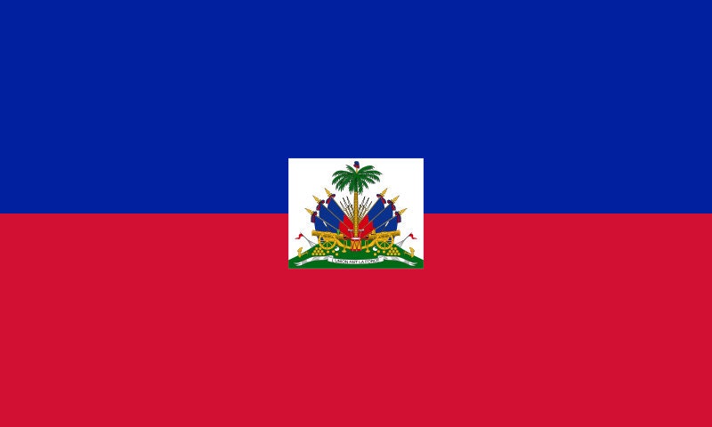 Haiti Flag Iron On Heat Transfer Vinyl HTV / Republic of Haiti / Hayti / Liberté, égalité, fraternité / Port-au-Prince / Haitian