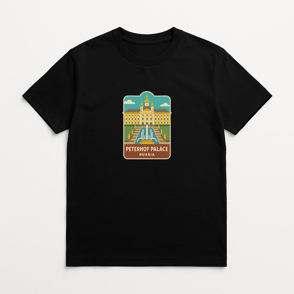 Peterhof Palace Russia Iron On Heat Transfer Vinyl HTV Die-Cut Symbolic Landmark