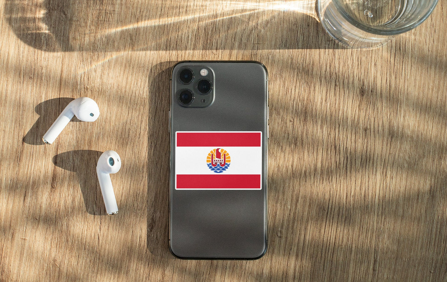 French Polynesia Flag Sticker Decal