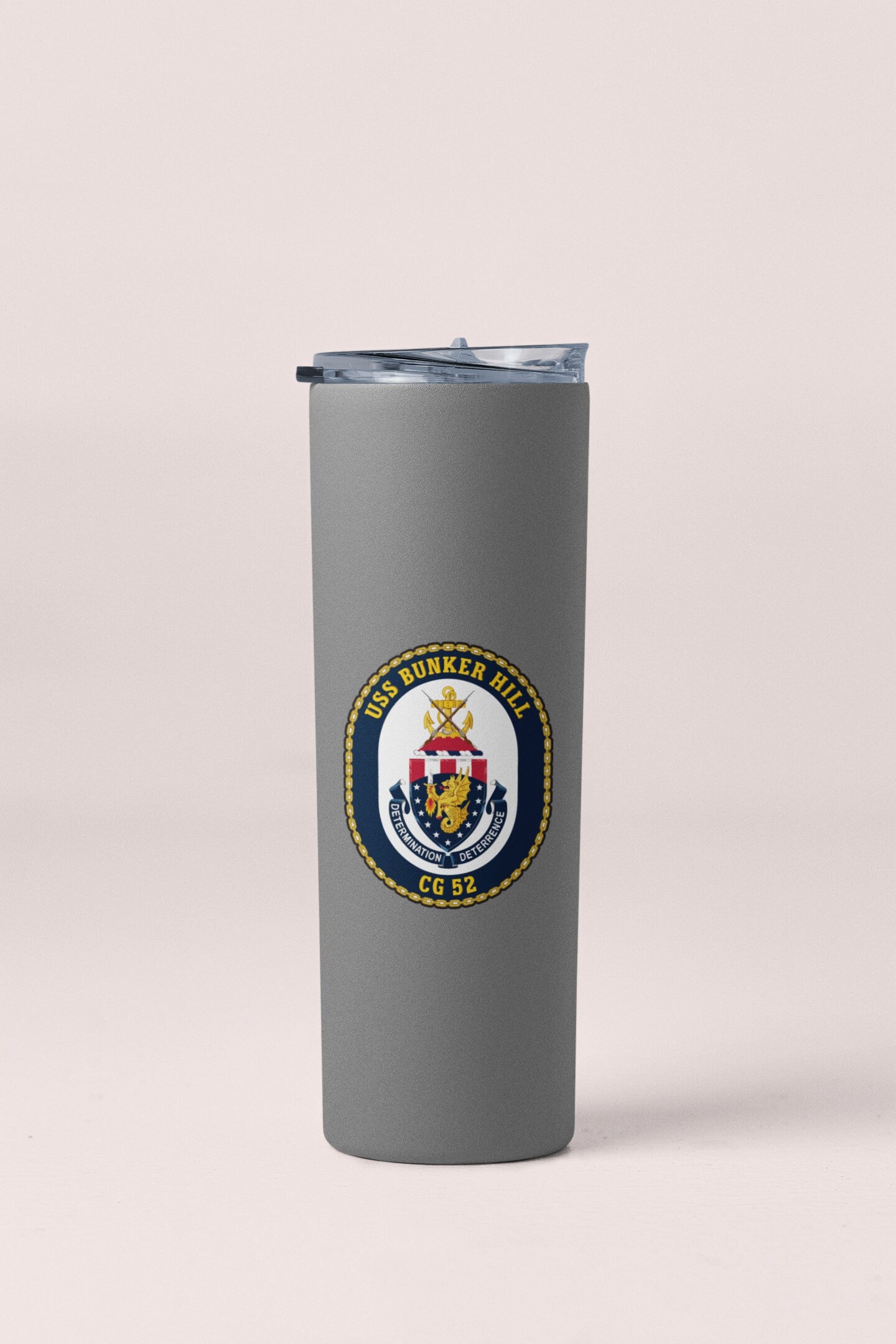 USS Bunker Hill CG-52 Badge Sticker Decal Ticonderoga Class Cruiser Car Sticker Bumper Sticker for Car Emblem