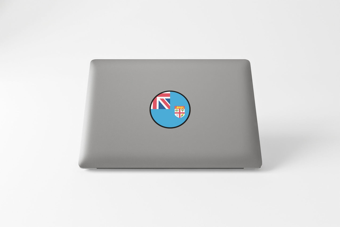 Fiji Flag Circle Sticker Decal