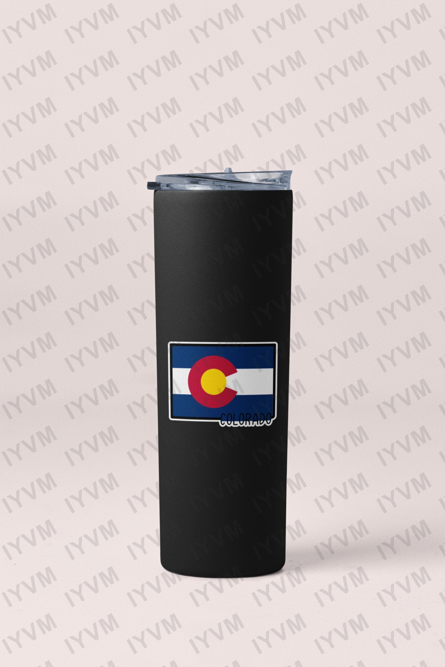 State of Colorado Map Flag Sticker Decal  USA Colorado State  Denver  The Centennial State  Buffalo Plains State  Colorful Colorado /