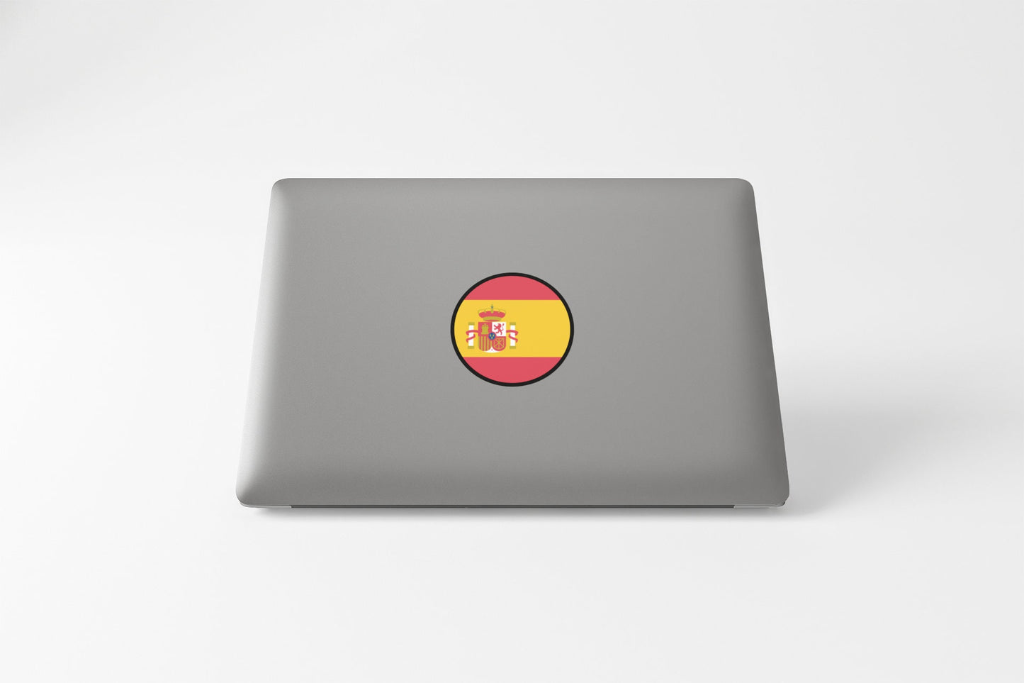 Spain Flag Circle Sticker Decal