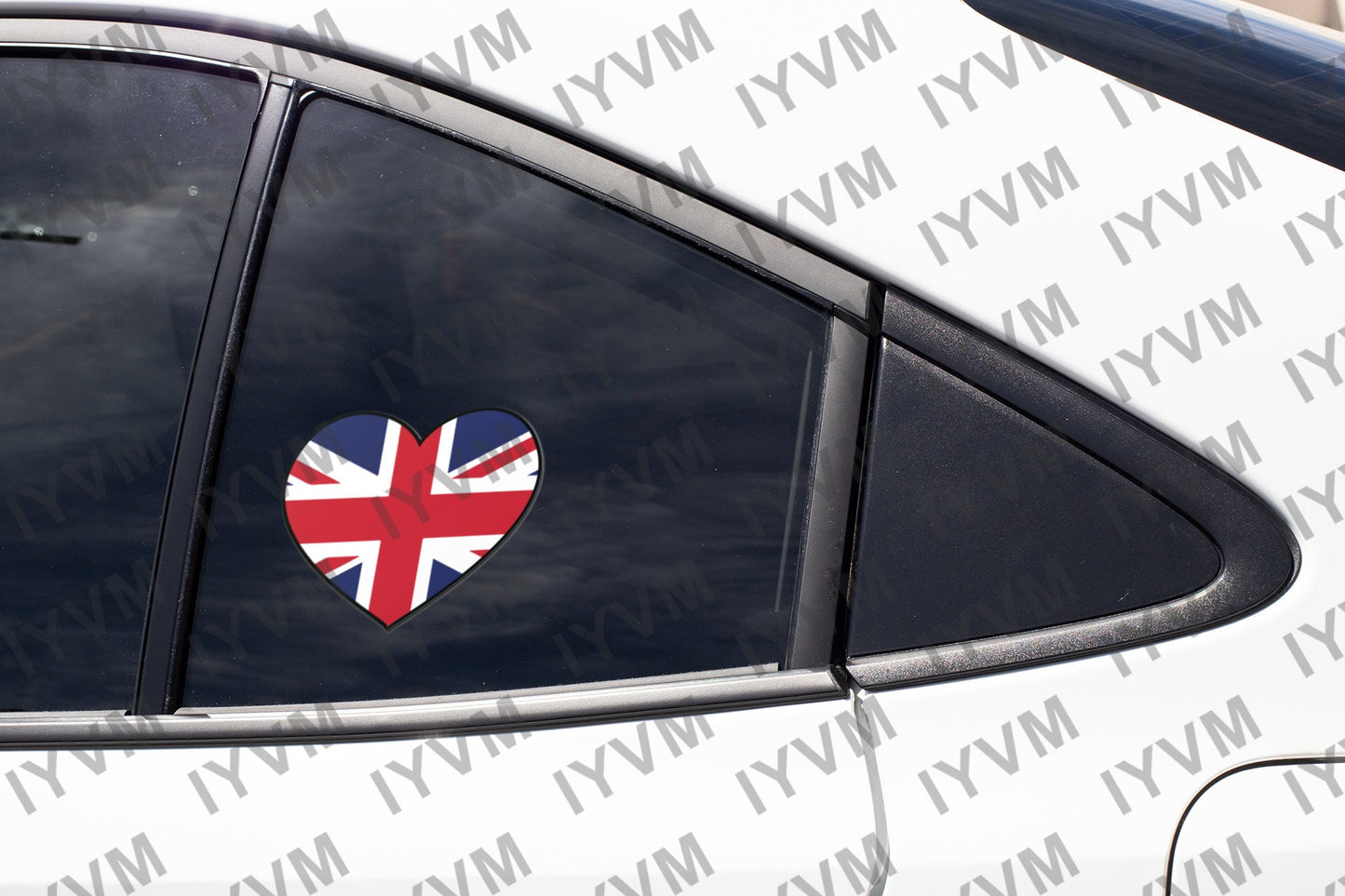 United Kingdom Flag Heart Sticker Decal / United Kingdom of Great Britain and Northern Ireland / UK / Britain / London /