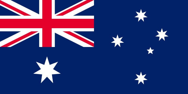 Australia Flag Iron On Heat Transfer Vinyl HTV / Canberra / Australian