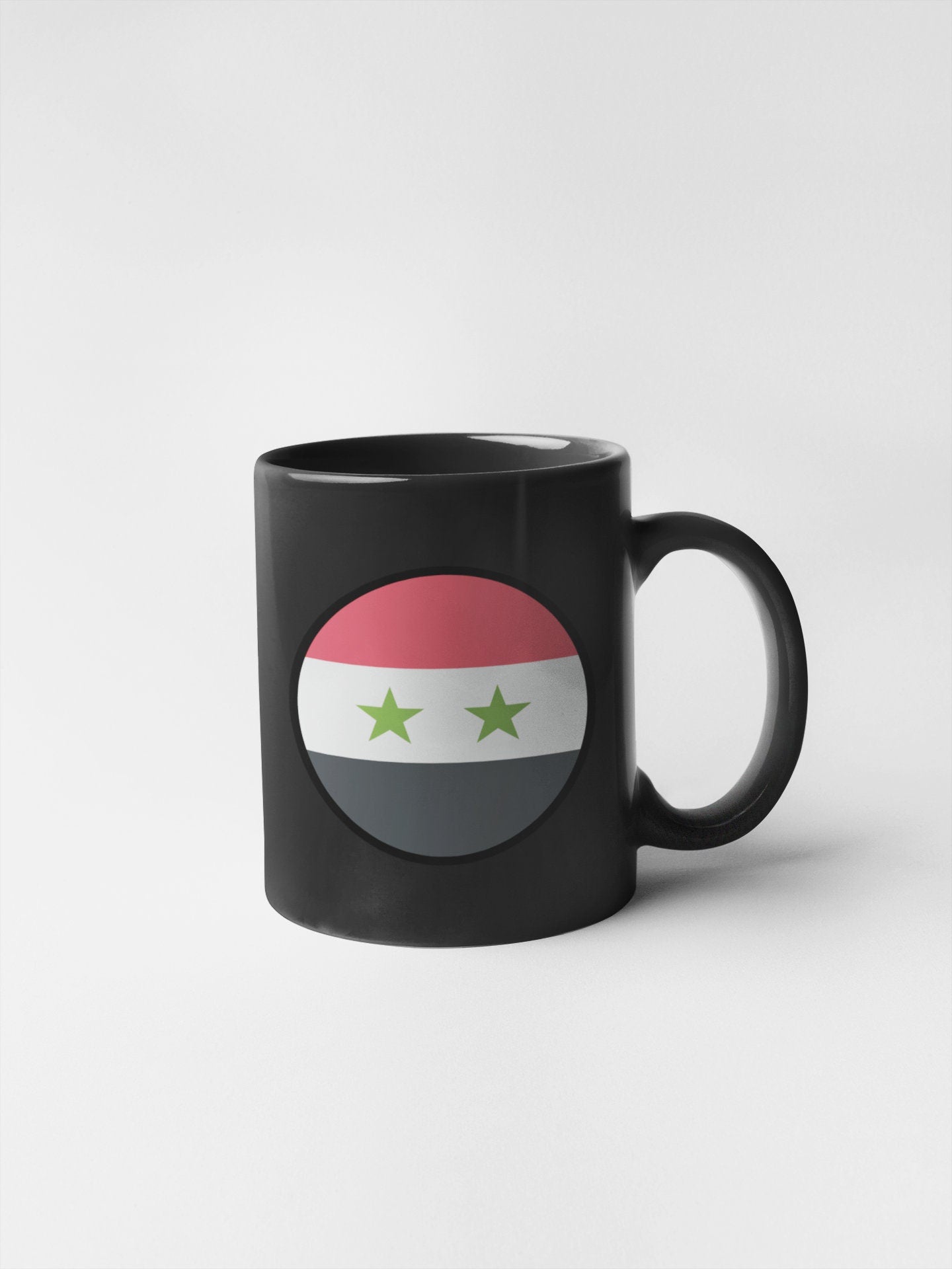 Syria Flag Circle Sticker Decal